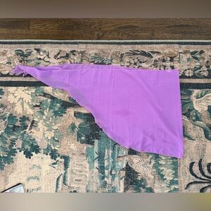 Chic Lavender Polyester Scarf